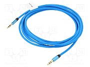 LANBERG CA-MJMJ-10CU-0030-BL Lanberg Premium Cable Audio Mini jack 3,5mm 3pin, 3m Blue