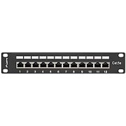 LANBERG PPF5-9012-B Lanberg Patch Panel 10, 12 port 1U, cat.5e, black_2