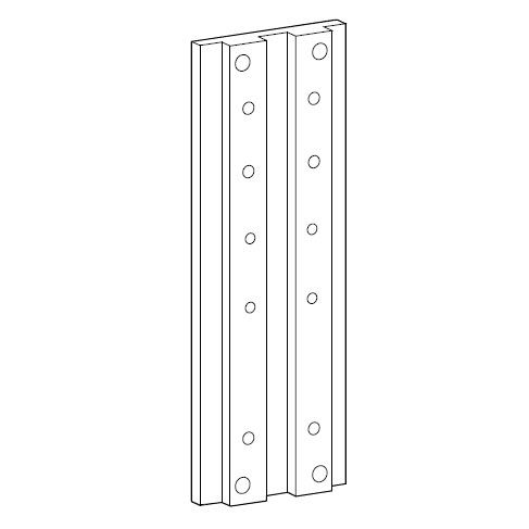 MOUNT. KIT SERIE100/200/300/400/IN ALU PROFILE WALLMOUNT TRACK_4