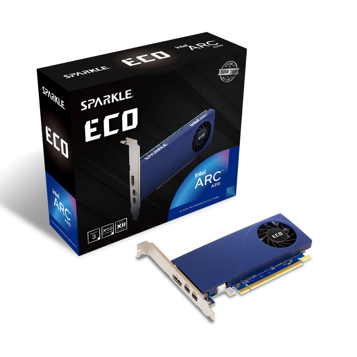 Placa video Sparkle Arc A310 ECO 4 GB GDDR6 64 bit 
