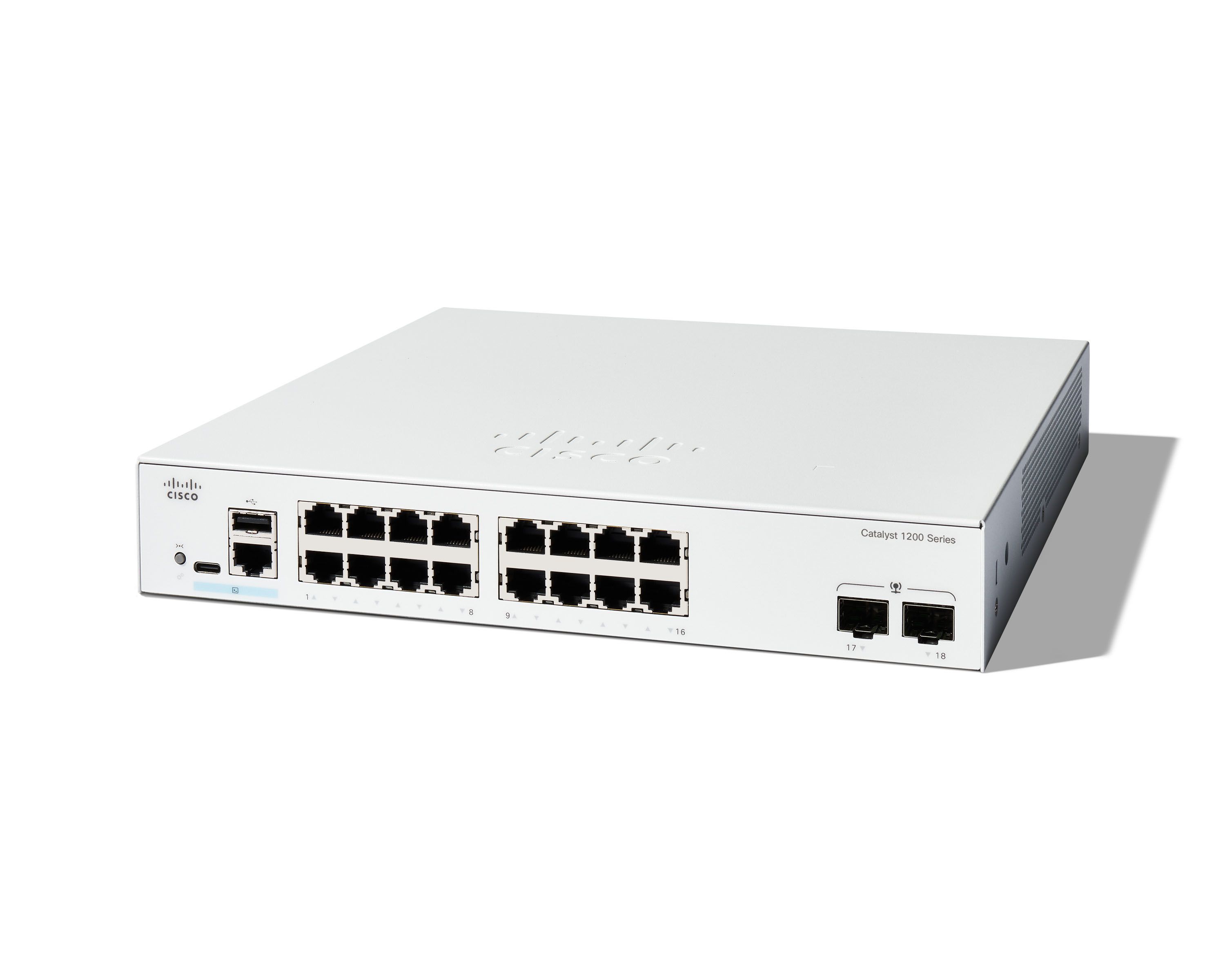 Switch Cisco C1200-16T-2G, 16 porturi 10 / 100 / 1000 MBs