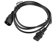 LANBERG CA-C13E-10CC-0018-BK Lanberg extension power cable C13-> C14 1.8m