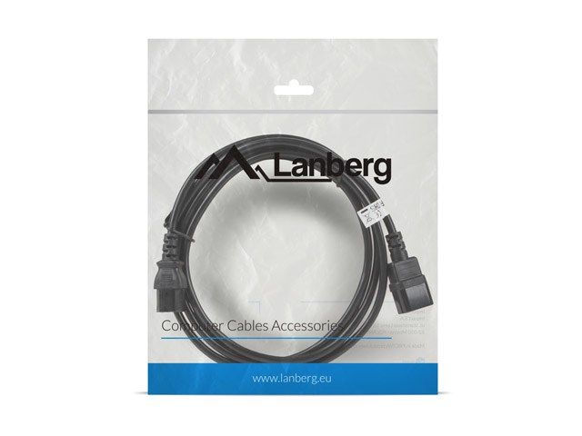 LANBERG CA-C13E-11CC-0030-BK Lanberg extension power cable C13-> C14 3m VDE_4