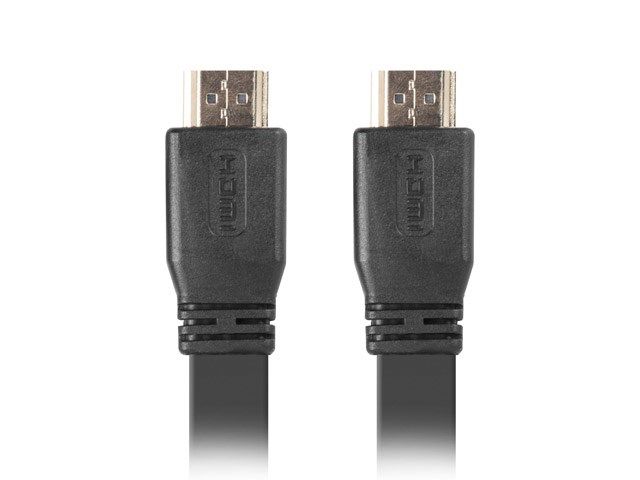 LANBERG CA-HDMI-21CU-0050-BK Lanberg cable HDMI M/M V2.0 5M Black Flat_3