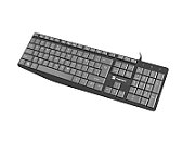 NATEC NKL-1507 Natec Keyboard NAUTILUS SLIM Black/Grey, USB, US Layout_2