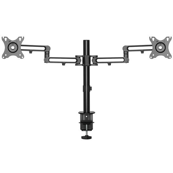 DESK MOUNT DUAL MONITOR ARM/UP TO 32IN MONITORS DUAL SWIVEL_2