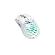 Model O 2 Wireless, 26000 DPI, RGB, Ultralight 68g, Hybrid 2.4GHz, Bluetooth, 6 butoane, Alb