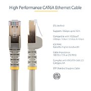 10M CAT6A ETHERNET CABLE GREY/GREY - SHIELDED COPPER WIRE_5