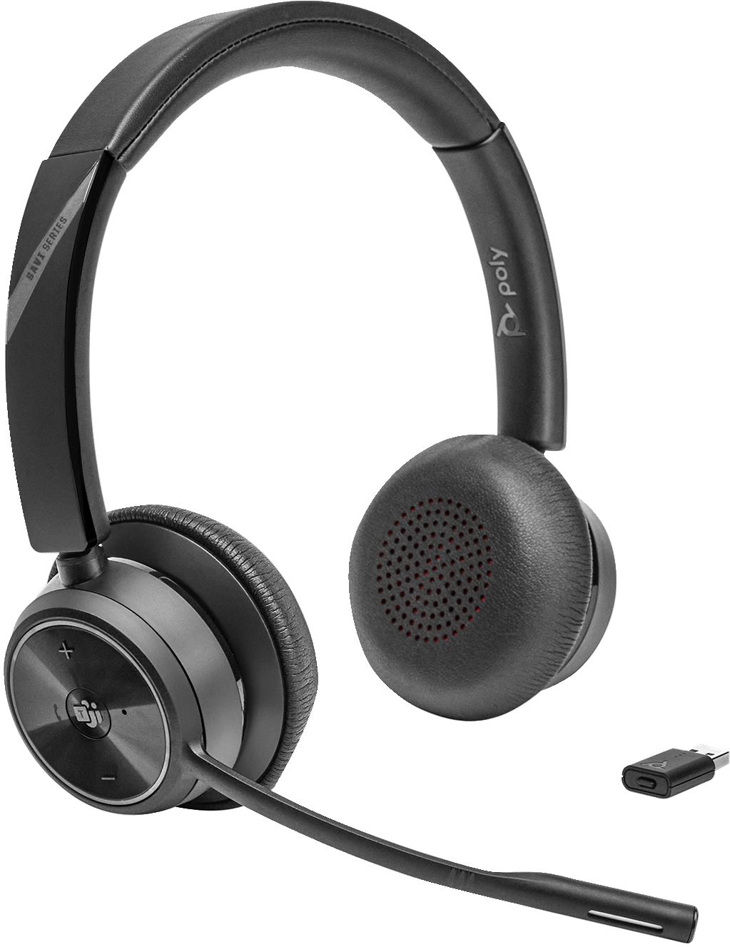 Poly Savi 7320 UC Stereo DECT 1880-1900 MHz Headset EMEA - INTL English Loc  Euro plug