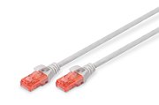 DIGITUS DK-1612-100 DIGITUS Premium CAT 6 UTP patch cable, Length 10,0m, Color grey