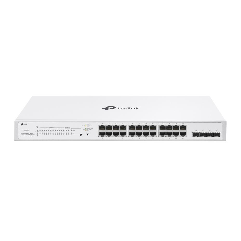 TP-LINK 8-Port Gigabit Smart Switch with 4-Port PoE+ FESTA FS308GP, Interfata: 8× 10/100/1000 Mbps RJ45 Ports (Ports 1–4 Support 802.3at PoE+ and 802.3af PoE), Dimensiuni: 209×126×26 mm, Capacitate Switch: 16 Gbps, Packet Forwarding Rate: 11.90 Mpps,_4