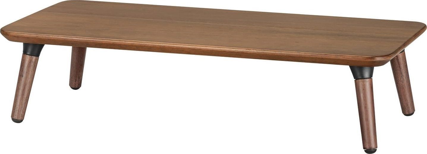 Maclean Wooden Monitor / Laptop Stand  (500x240x120mm)  black walnut  max. 20kg  MC-930_2