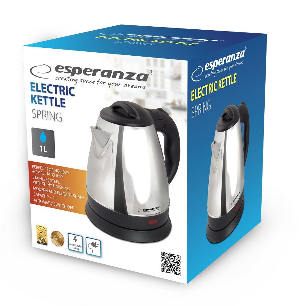 Esperanza EKK116X Electric kettle 1 L 1350 W Inox_2