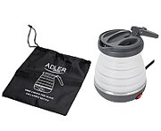 Adler AD 1279 electric kettle 0.6 L 750 W Black  White_1