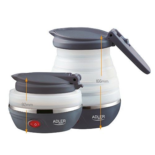 Adler AD 1279 electric kettle 0.6 L 750 W Black  White_5