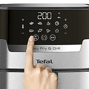 Tefal Easy Fry & Grill EY505D Single 4.2 L Stand-alone 1550 W Hot air fryer Stainless steel_4