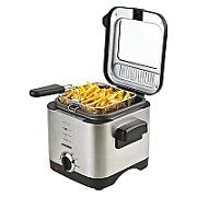 Mesko Home MS 4910 fryer Single 1.5 L Stand-alone 900 W Deep fryer Black  Satin steel_1