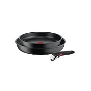 TEFAL | L7649253 Ingenio Ultimate | Frypan set | Frying | Diameter 24/28 cm | Suitable for induction hob | Removable handle | Black_1