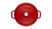 Staub Round Cast Iron Pot - 5.2 ltr  Red_4