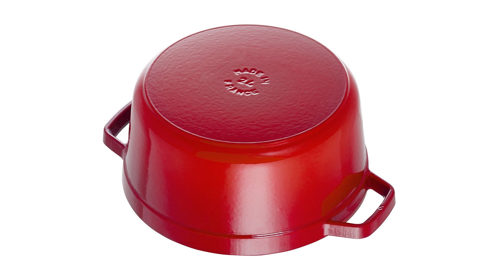 Staub Round Cast Iron Pot - 5.2 ltr  Red_5