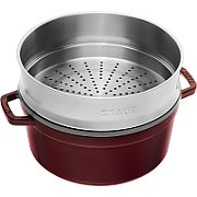 Round cast iron pot with Staub - Grenadine insert  5.25 ltr_2