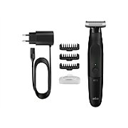 Braun | Beard Trimmer and Shaver | XT3100 | Cordless | Number of length steps 3 | Black_1