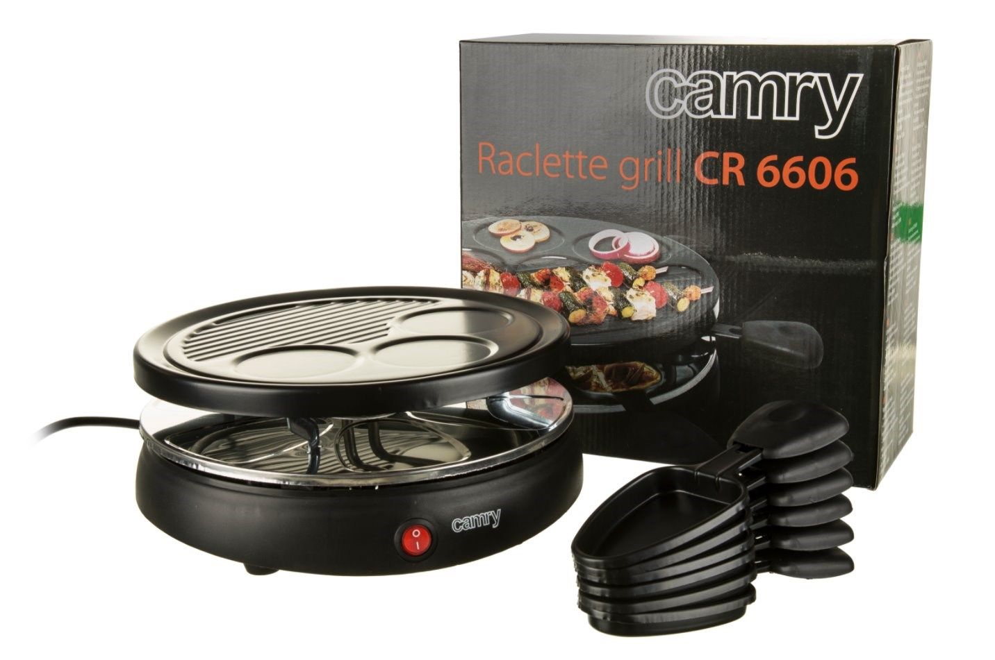 Camry | CR 6606 | Grill | Raclette | 1200 W | Black_4