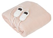 Camry | Electric blanket | CR 7424 | Number of heating levels 8 | Number of persons 2 | Washable | Coral fleece | 2 x 60 W | Beige_1