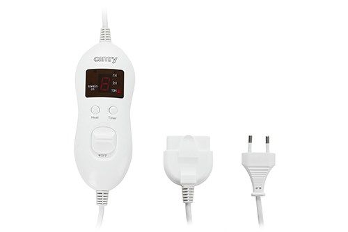 Camry | Electric blanket | CR 7424 | Number of heating levels 8 | Number of persons 2 | Washable | Coral fleece | 2 x 60 W | Beige_5