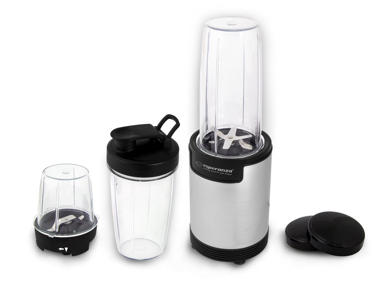 Esperanza EKM030 Nutri blender / Personal blender 9in1 900W Silver_5