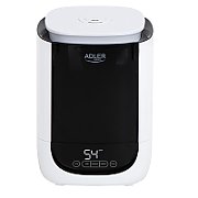 Adler | AD 7966 | Air Humidifier | 35 m3 | 25 W | Water tank capacity 4.6 L | Ultrasonic | Humidification capacity 280 ml/hr | White/Black_1