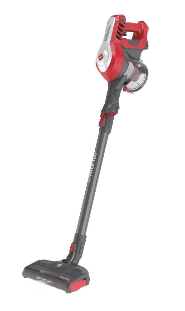 Hoover HF122RH 011 Stick vacuum Battery Dry Fabric Bagless 0.9 L 170 W Red  Silver_12