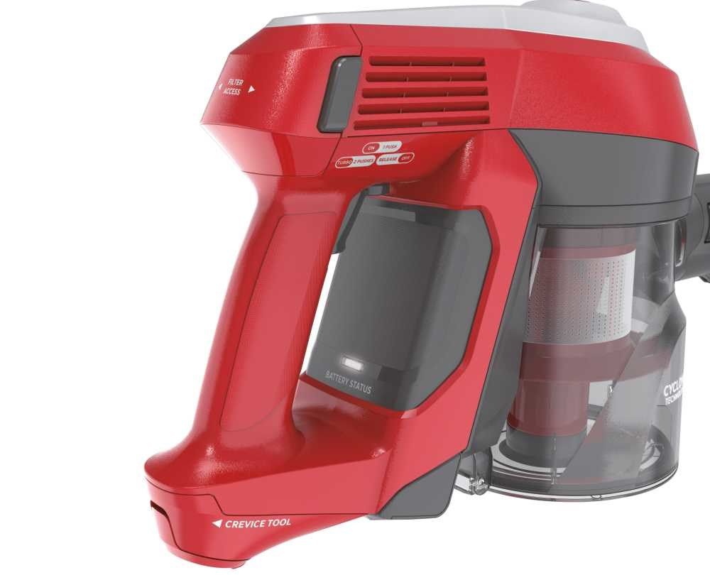 Hoover HF122RH 011 Stick vacuum Battery Dry Fabric Bagless 0.9 L 170 W Red  Silver_14