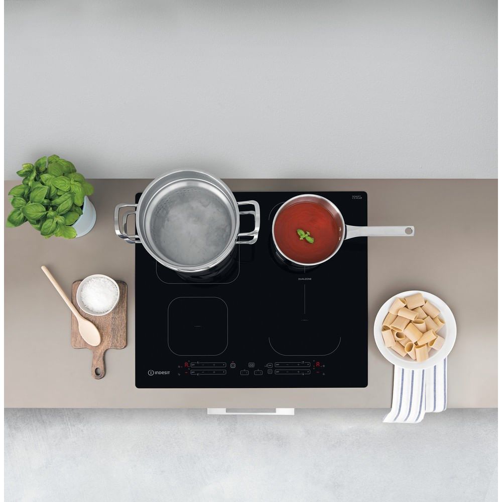 Indesit IB 65B60 NE Black Built-in 59 cm Zone induction hob 4 zone(s)_5