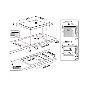 Whirlpool WL B4560 NE/W White Built-in 59 cm Zone induction hob 4 zone(s)_4