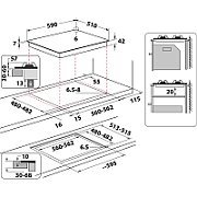 Whirlpool AKT 627/NB1 Black Built-in 59 cm Gas 4 zone(s)_5