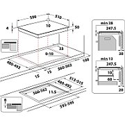 Whirlpool WL B3360 NE Black Built-in 59 cm Zone induction hob 4 zone(s)_11