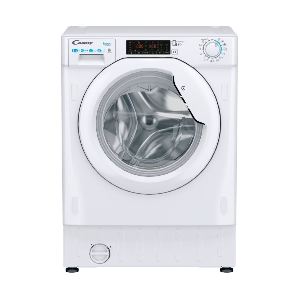 Candy Smart Inverter CBDO485TWME/1-S washer dryer Built-in Front-load White D_2