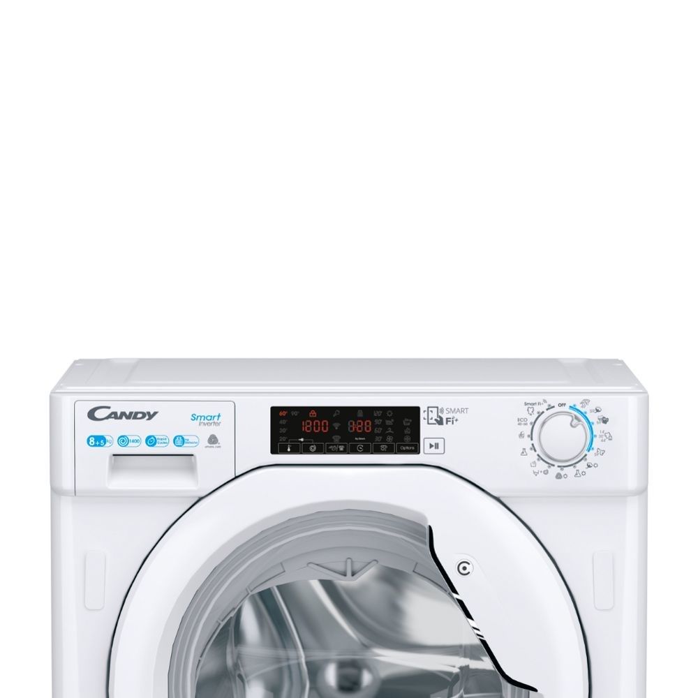 Candy Smart Inverter CBDO485TWME/1-S washer dryer Built-in Front-load White D_5