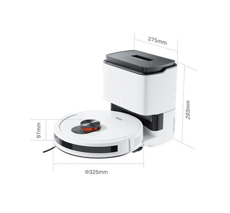 Robot Vacuum Cleaner Roidmi EVE CC with station (white)_2