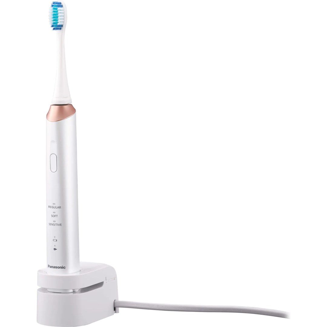 Panasonic | Sonic Electric Toothbrush | EW-DC12-W503 | Rechargeable | For adults | Number of brush heads included 1 | Number of teeth brushing modes 3 | Sonic technology | Golden White_2