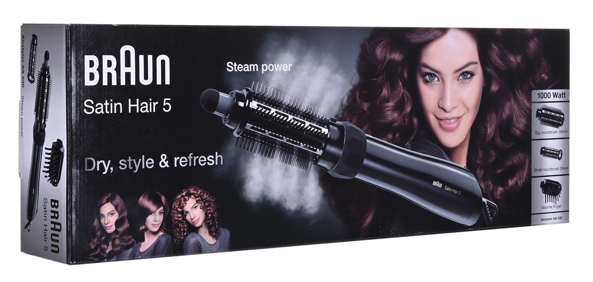 Braun Satin Hair 5 AS530 Hot air brush Warm Black 1000 W 2 m_6