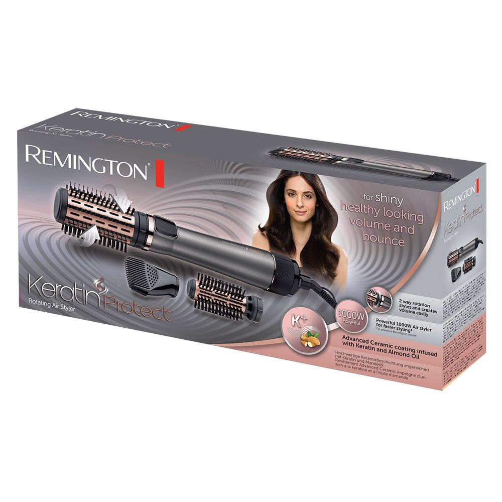 Remington AS8810 hair styling tool Hot air brush Steam Silver  Black  Gold 1000 W 3 m_2