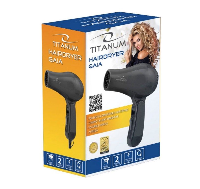 TITANUM TBH003K Hair dryer Black 750 W_3