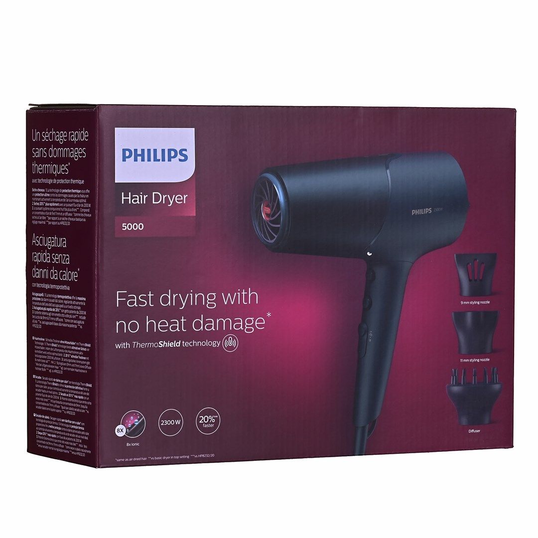 Philips 5000 series BHD512/20 hair dryer 2300 W Blue_7