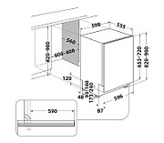 Built-in dishwasher Whirlpool W2I HD524 AS_6