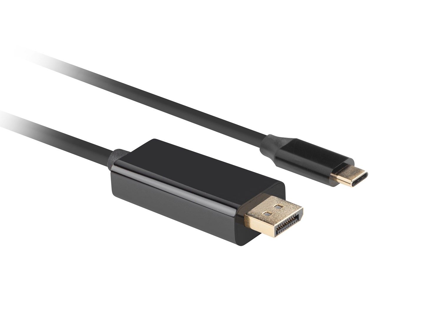 Lanberg CA-CMDP-10CU-0010-BK video cable adapter 1 m USB Type-C DisplayPort Black_3