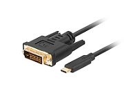 Lanberg CA-CMDV-10CU-0005-BK video cable adapter 0.5 m USB Type-C DVI-D Black_1