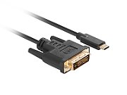 Lanberg CA-CMDV-10CU-0005-BK video cable adapter 0.5 m USB Type-C DVI-D Black_3