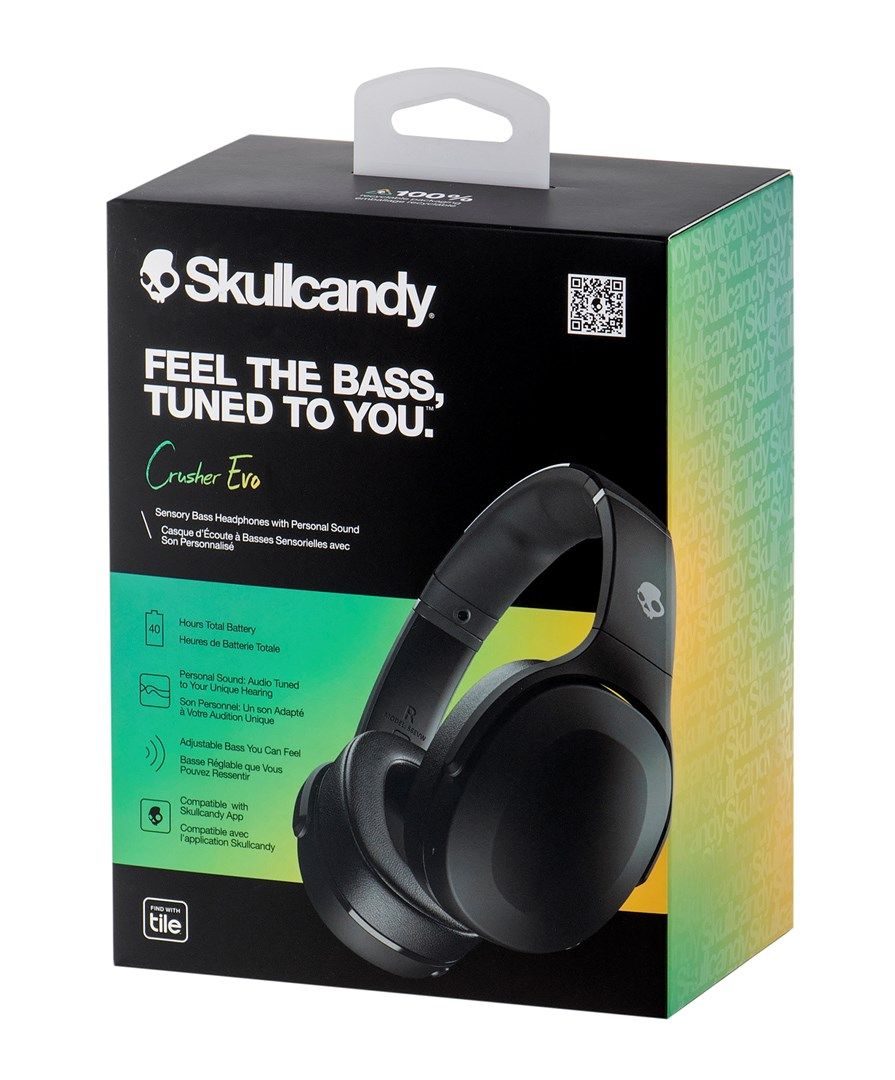 Skullcandy Crusher Evo Headset Wired & Wireless Head-band Calls/Music USB Type-C Bluetooth Black_9